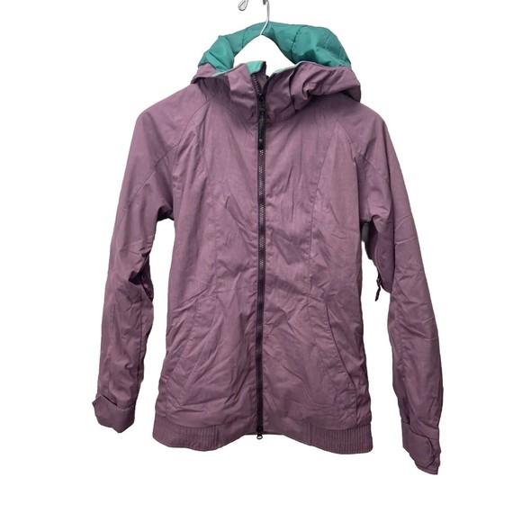 Burton Dryride Hot Tottie Waterproof Jacket Women’s X small Plum - Picture 1 of 16